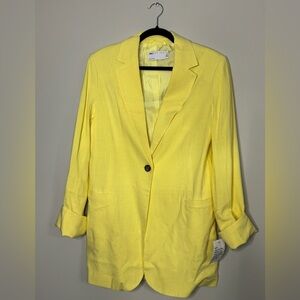 Lemon Yellow Oversized Blazer – ASOS DESIGN (Tall, US 4) | NWT